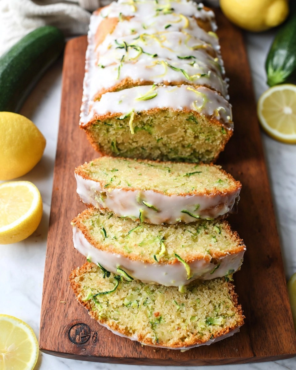 Glazed Lemon Zucchini Bread
