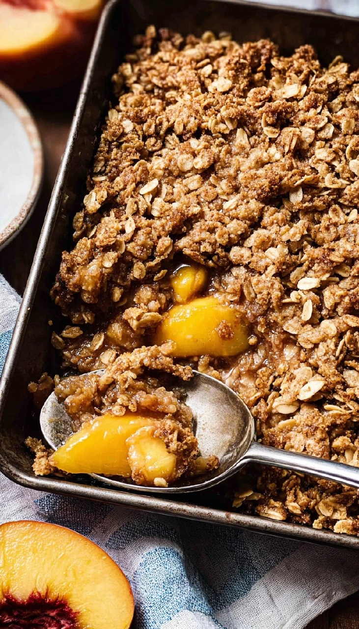 Gluten Free Peach Crisp 95 Gluten Free Peach Crisp