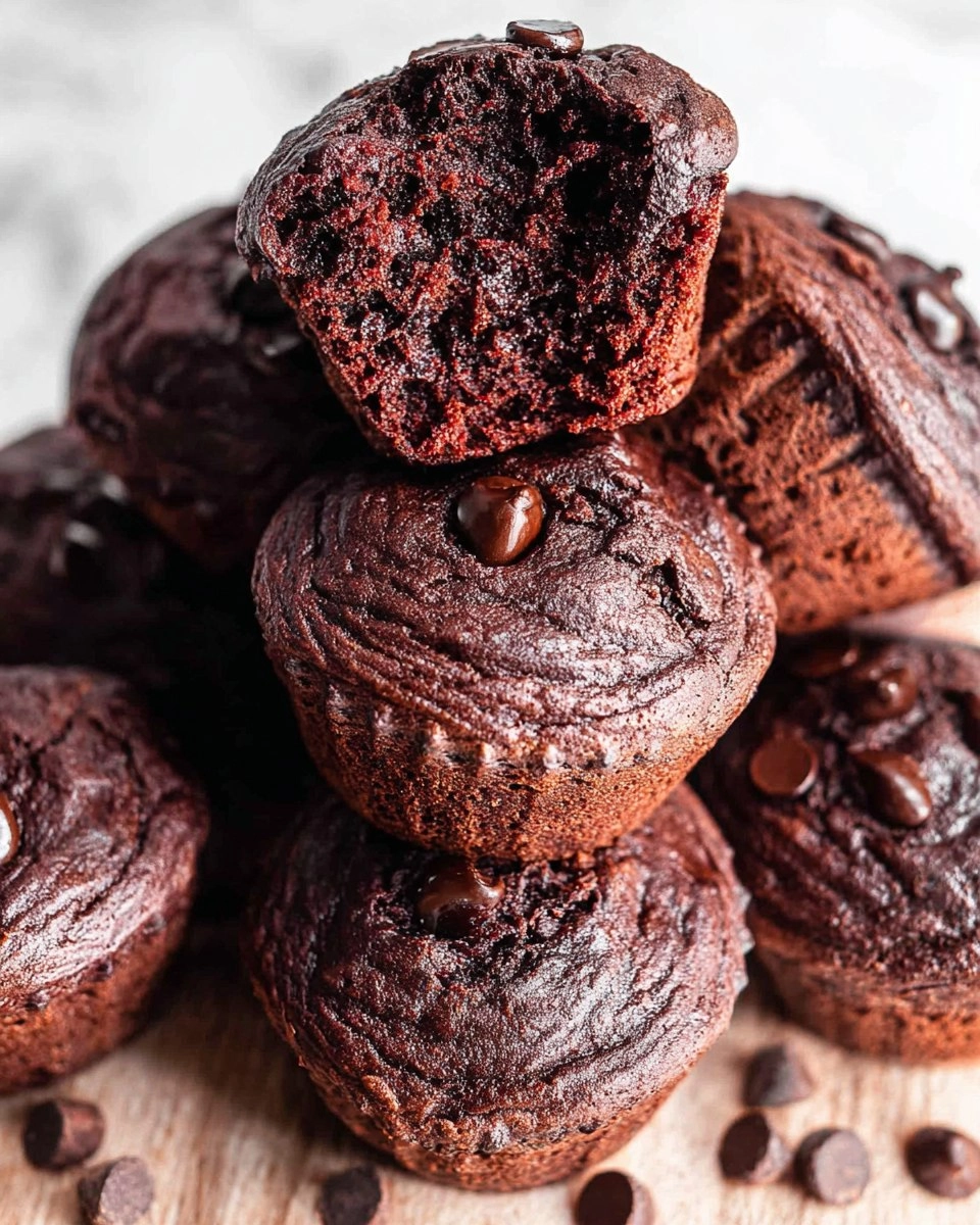 Healthy Chocolate Zucchini Muffins (Gluten Free, Paleo)