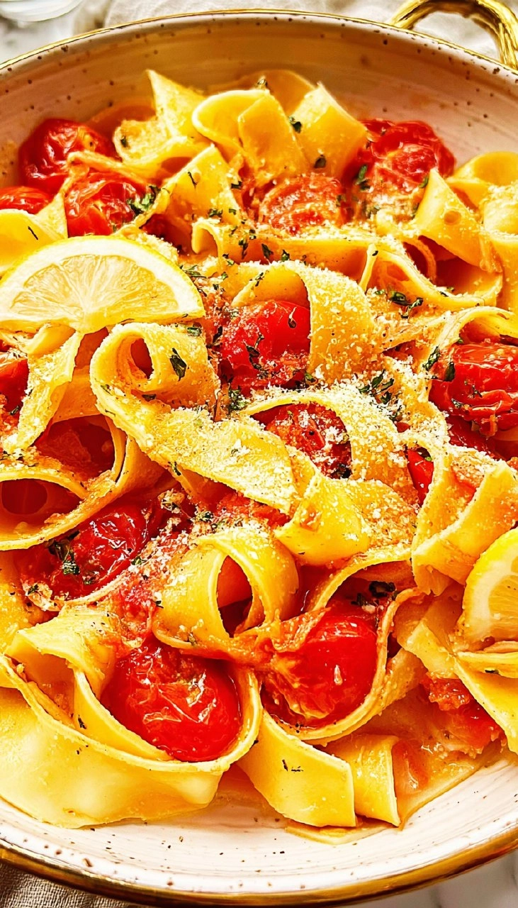 Lemony Cherry Tomato Pasta 90 Lemony Cherry Tomato Pasta