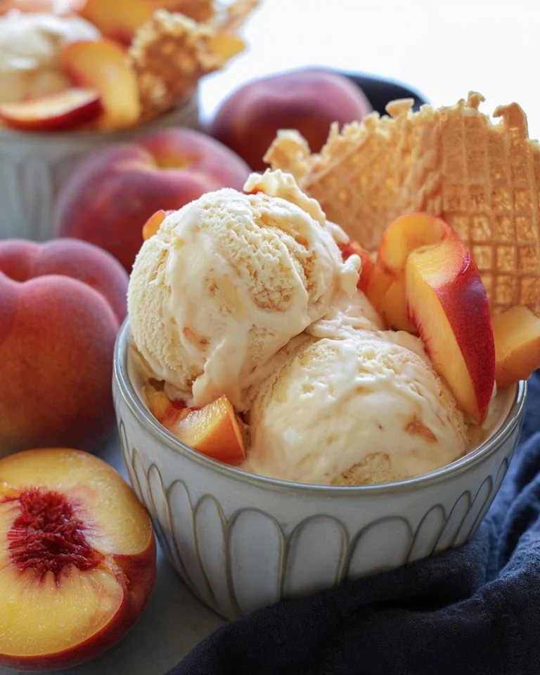 No-Churn-Peaches-and-Cream-Ice-Cream-Recipe
