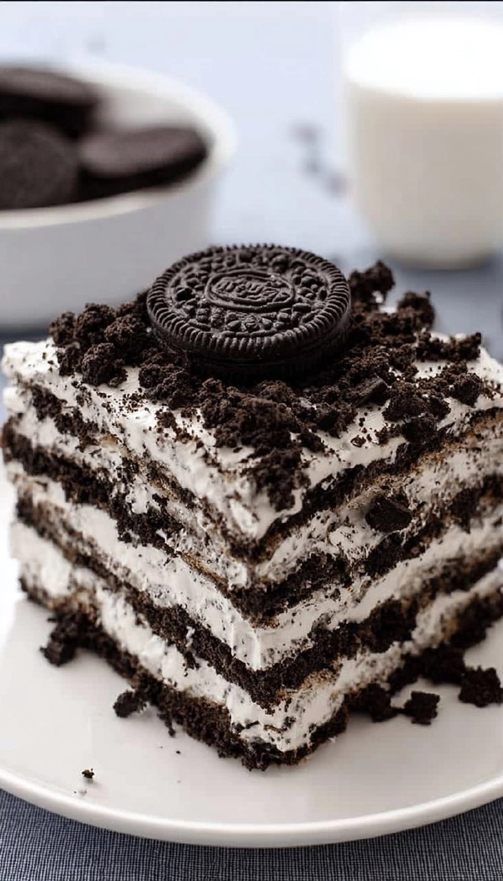 Oreo Icebox Cake