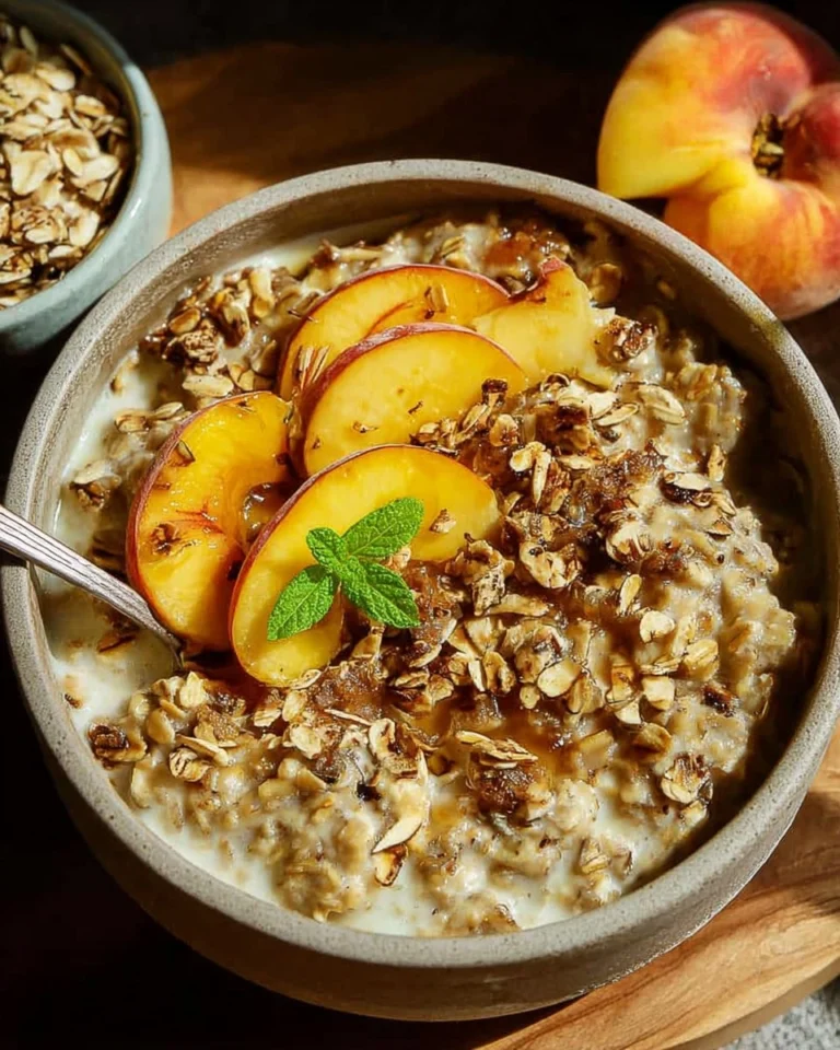 Peach-Cobbler-Oatmeal-Recipe