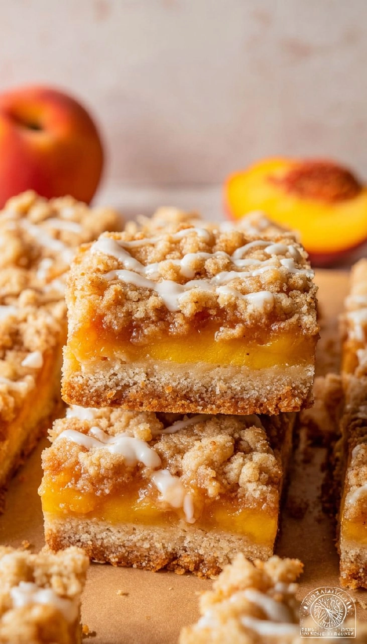 Peach Crumb Bars 135 Peach Crumb Bars