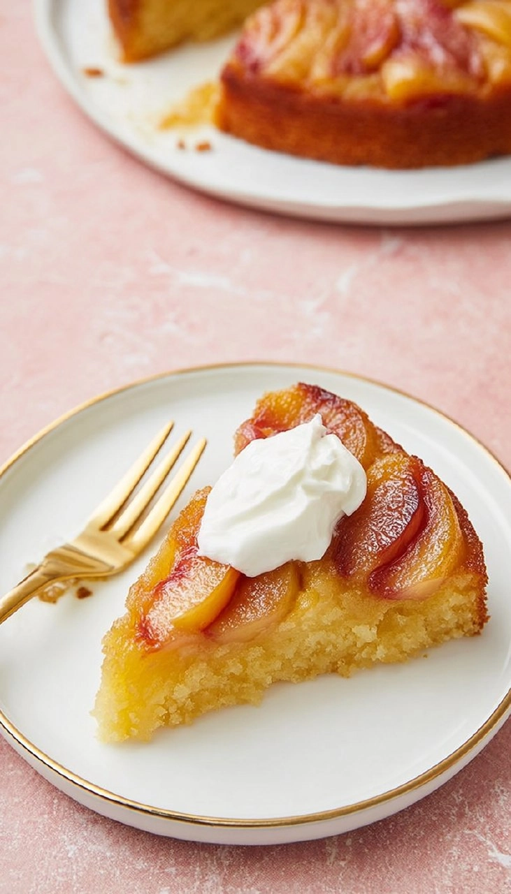 Peach Upside Down Cake 90 Peach Upside Down Cake