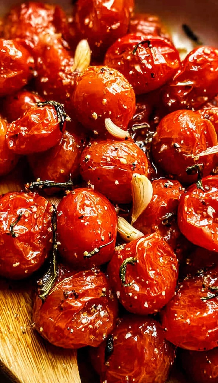 Roasted Cherry Tomatoes with Garlic