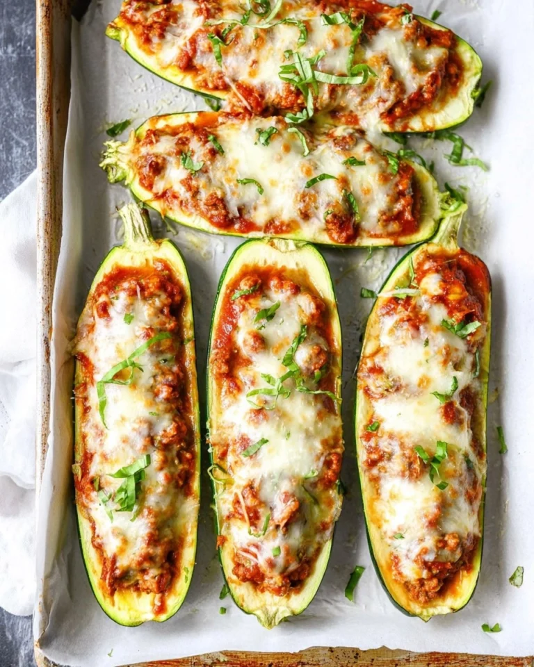 Sausage-Stuffed-Zucchini-Boats-Recipe
