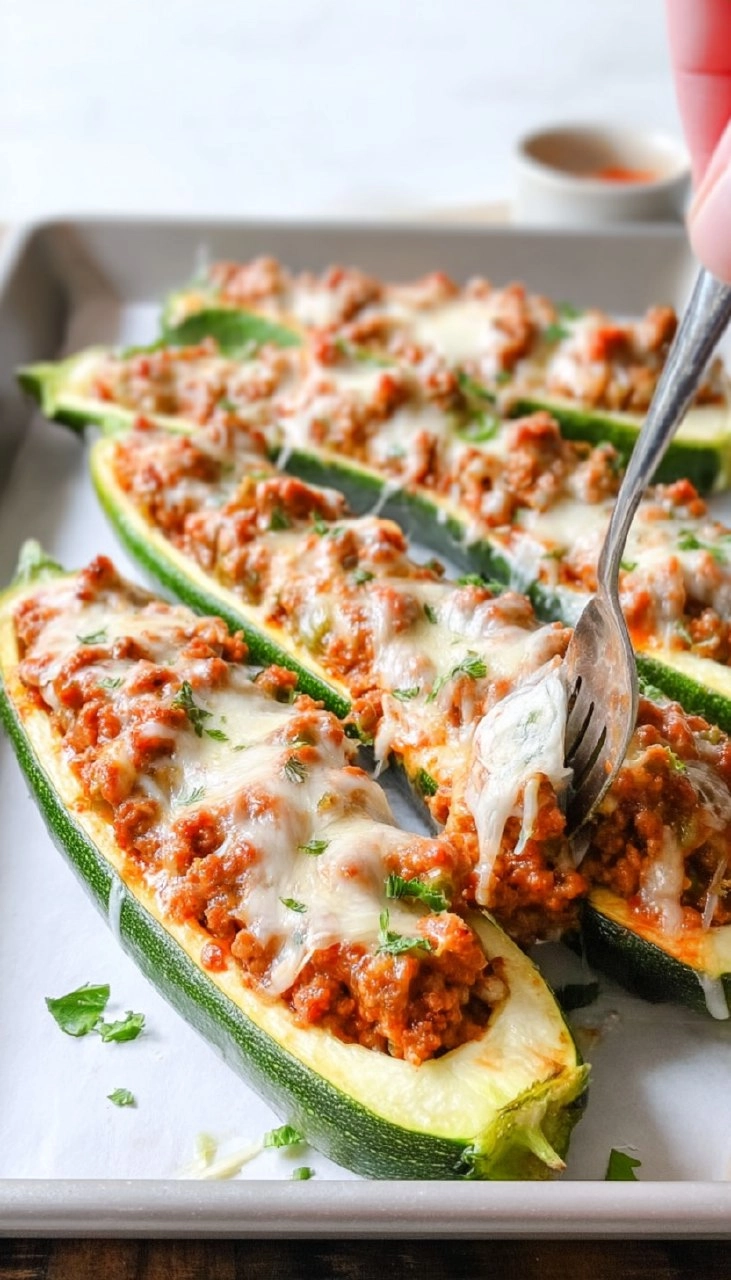 Sausage Stuffed Zucchini Boats 85 Sausage Stuffed Zucchini Boats