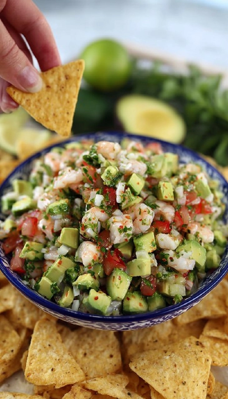 Shrimp and Avocado Ceviche 105 Shrimp and Avocado Ceviche