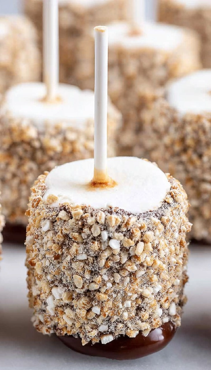 Smores Marshmallow Pops