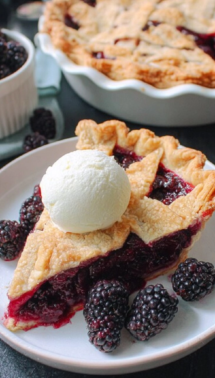 Easy Blackberry Pie 165 Easy Blackberry Pie
