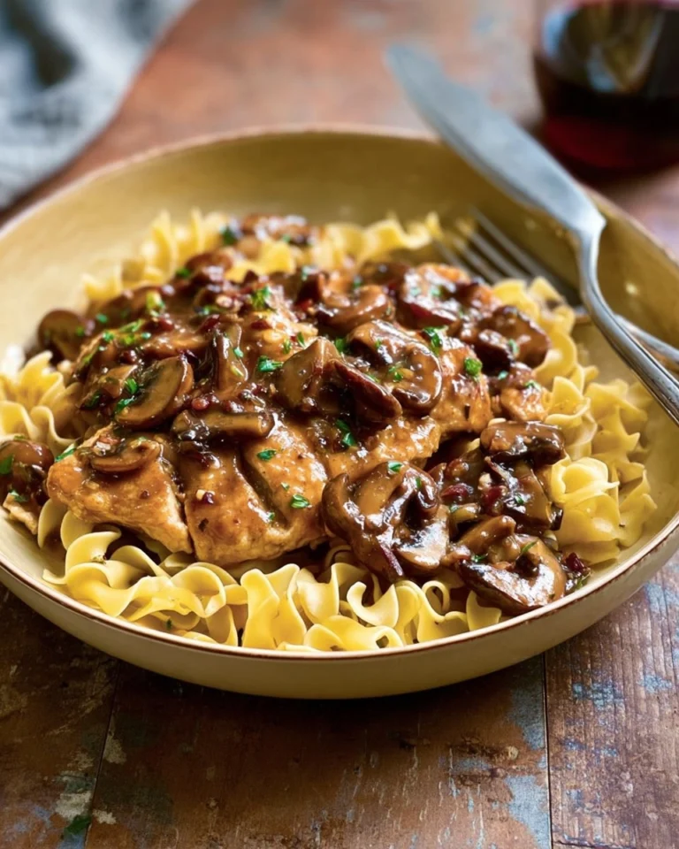 Easy-Chicken-Marsala-with-The-BEST-Buttered-Noodles-Recipe