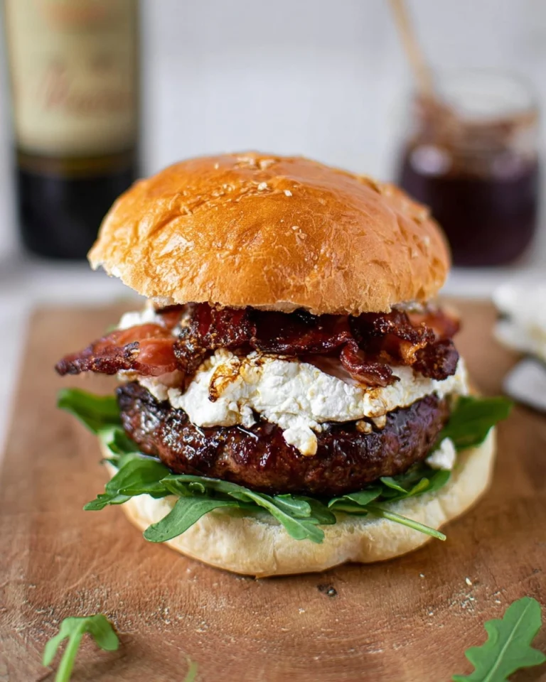 Fig-and-Bacon-Goat-Cheese-Burgers-Recipe