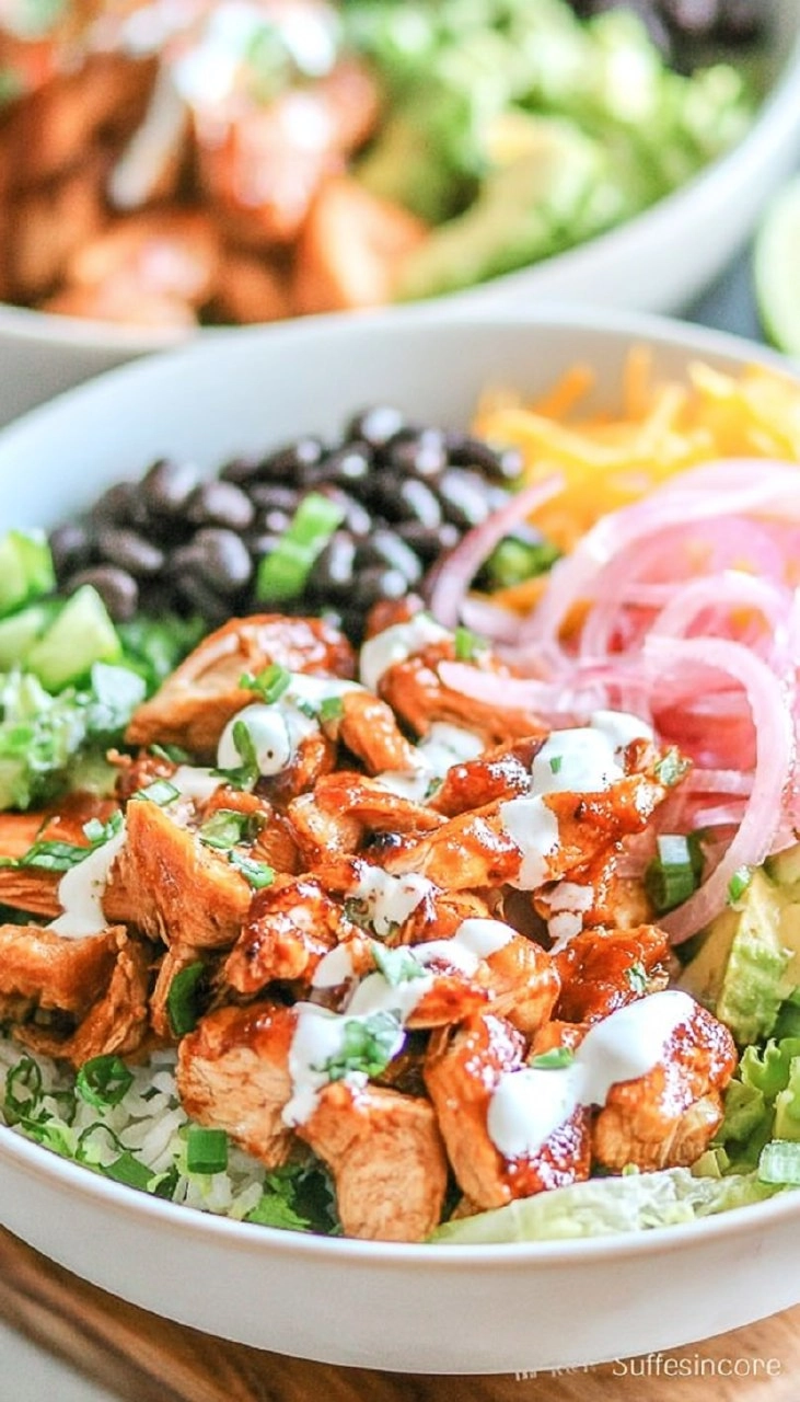 Honey BBQ Chicken Bowls