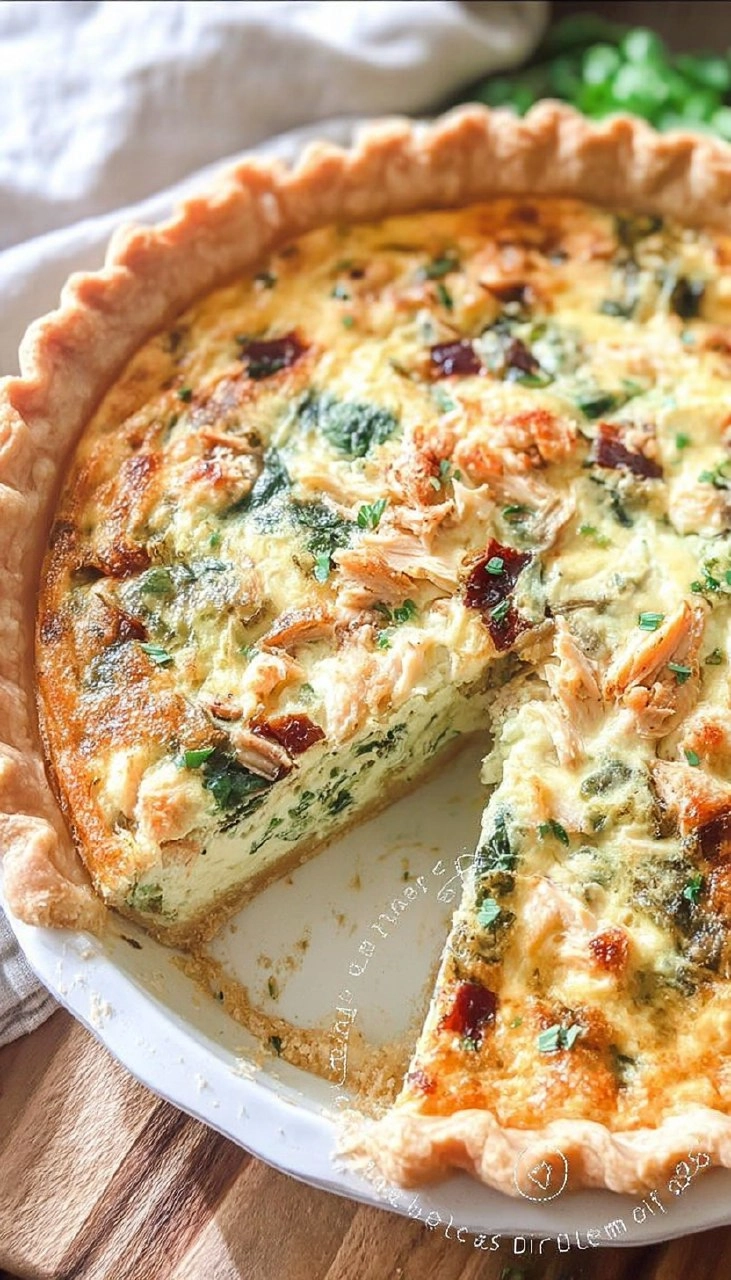 Marry Me Chicken Quiche
