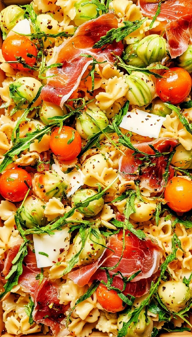 Prosciutto Melon Pasta Salad 100 Prosciutto Melon Pasta Salad