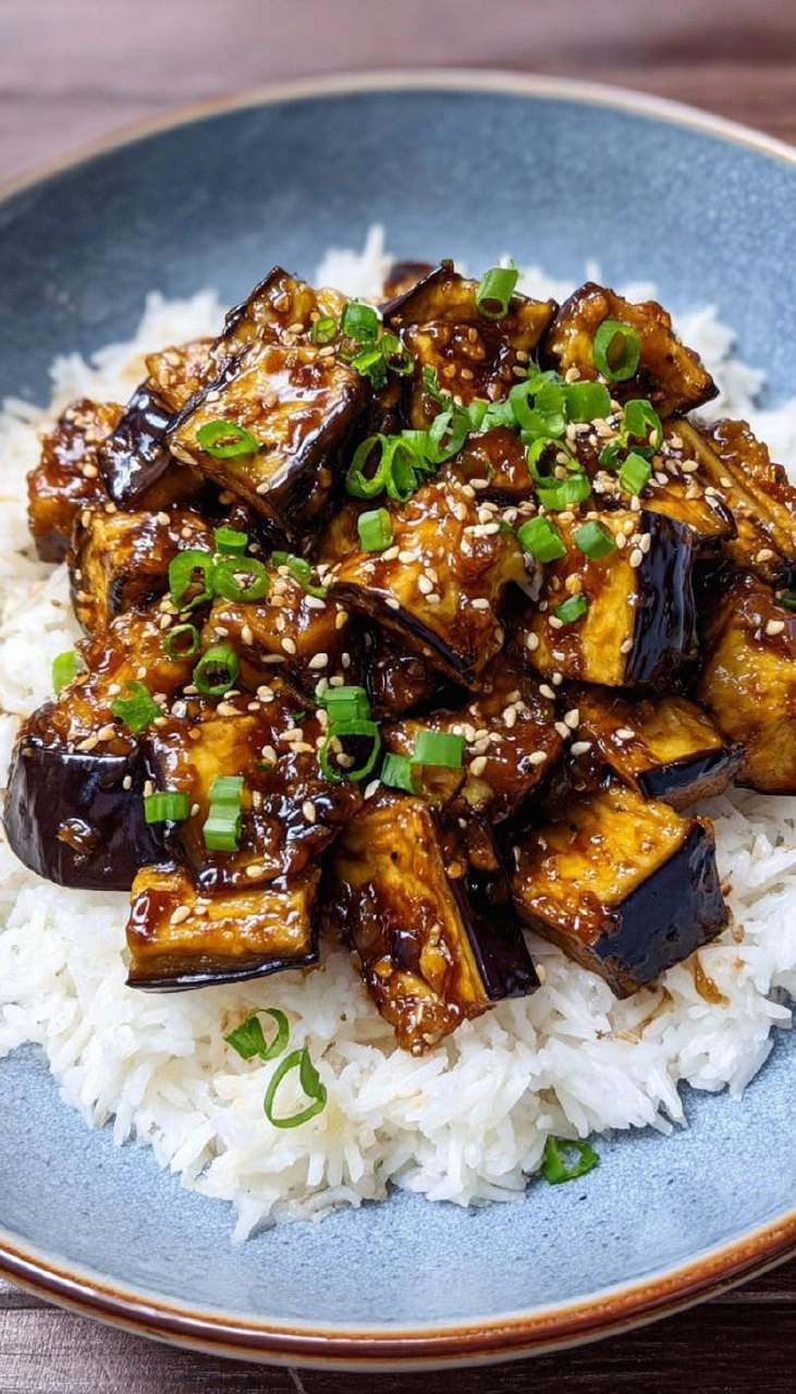 Sticky Teriyaki Eggplant 105 Sticky Teriyaki Eggplant