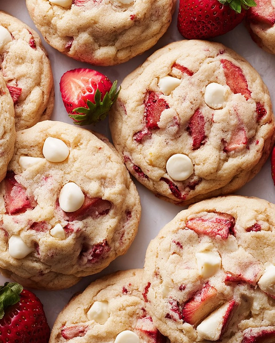 Strawberries and Cream Cookies (The Best Strawberry Flavor!) 104 Strawberries and Cream Cookies (The Best Strawberry Flavor!)