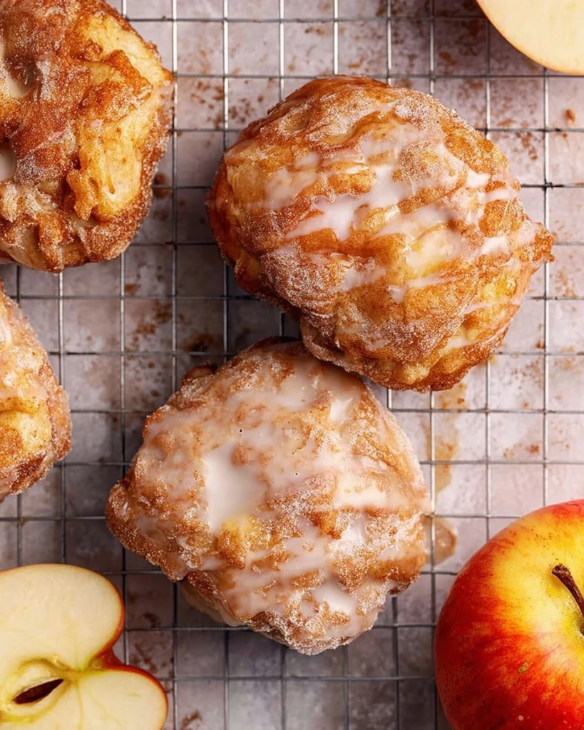 Air-Fryer-Apple-Fritters-With-Glaze-Recipe