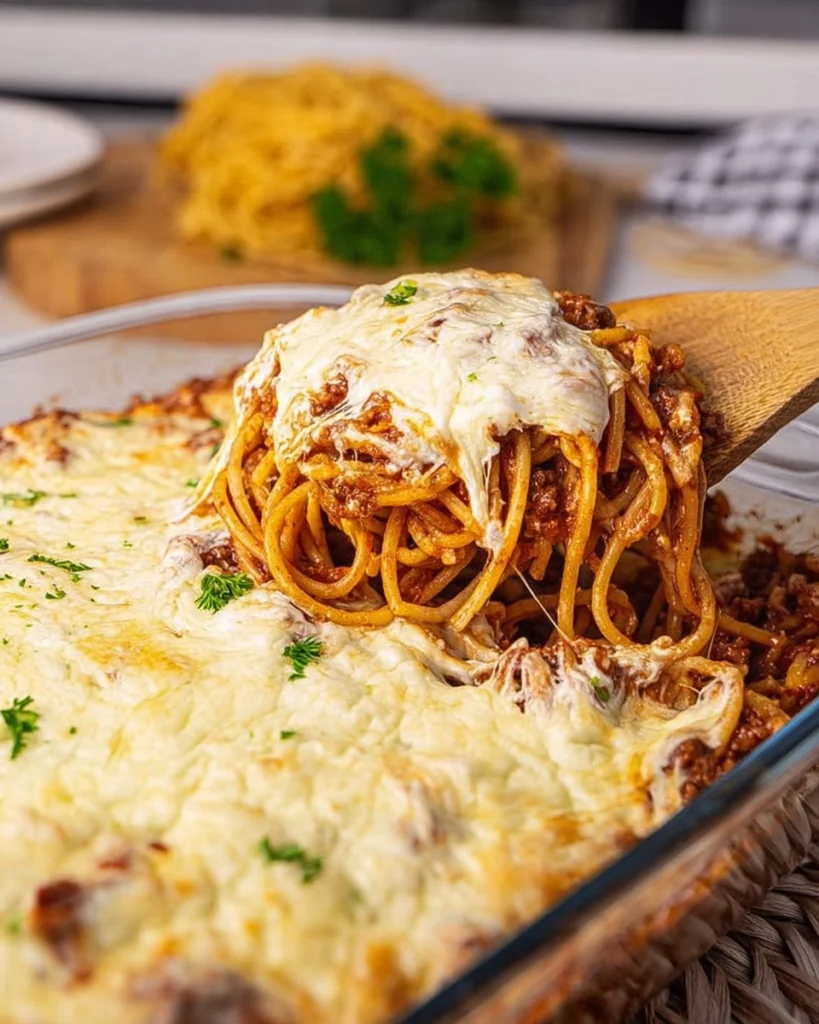 Baked-Spaghetti-with-Cream-Cheese-Recipe