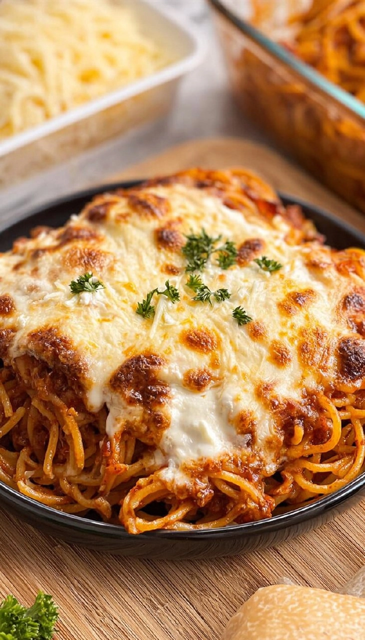 Baked Spaghetti with Cream Cheese 120 Baked Spaghetti with Cream Cheese