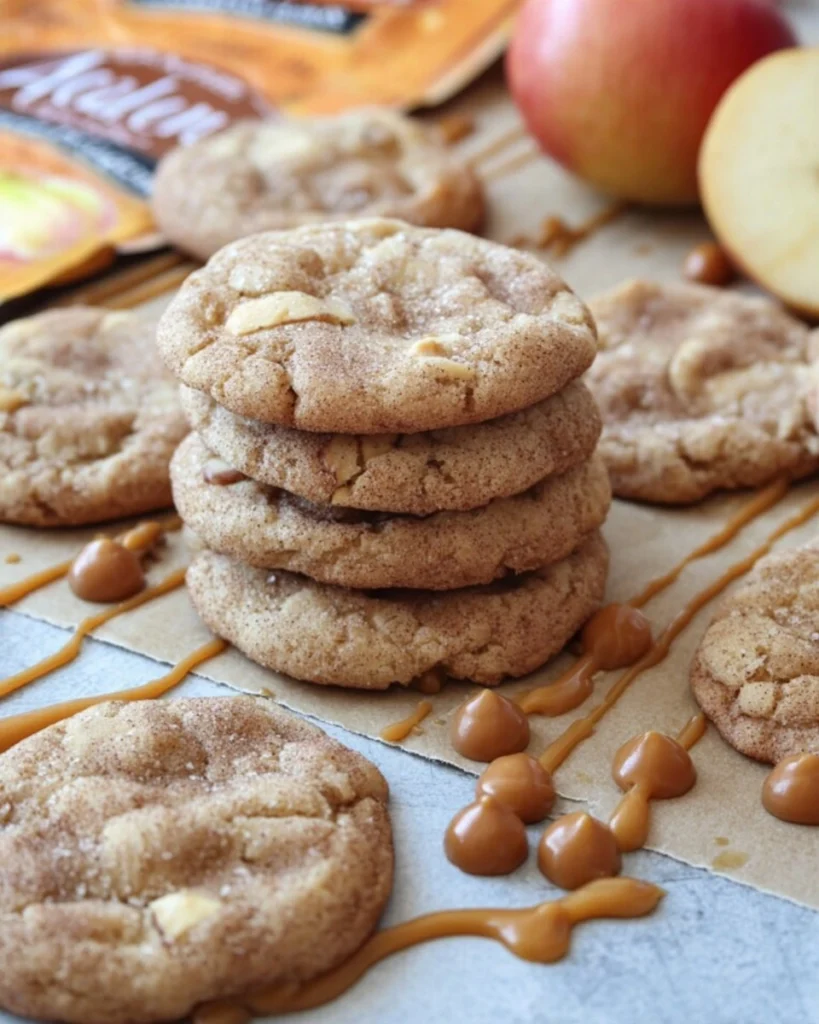 Caramel-Apple-Cider-Cookies-Recipe