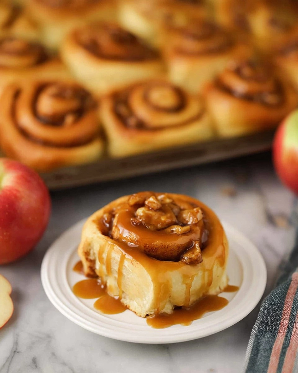 Caramel Apple Cinnamon Rolls 129 Caramel Apple Cinnamon Rolls