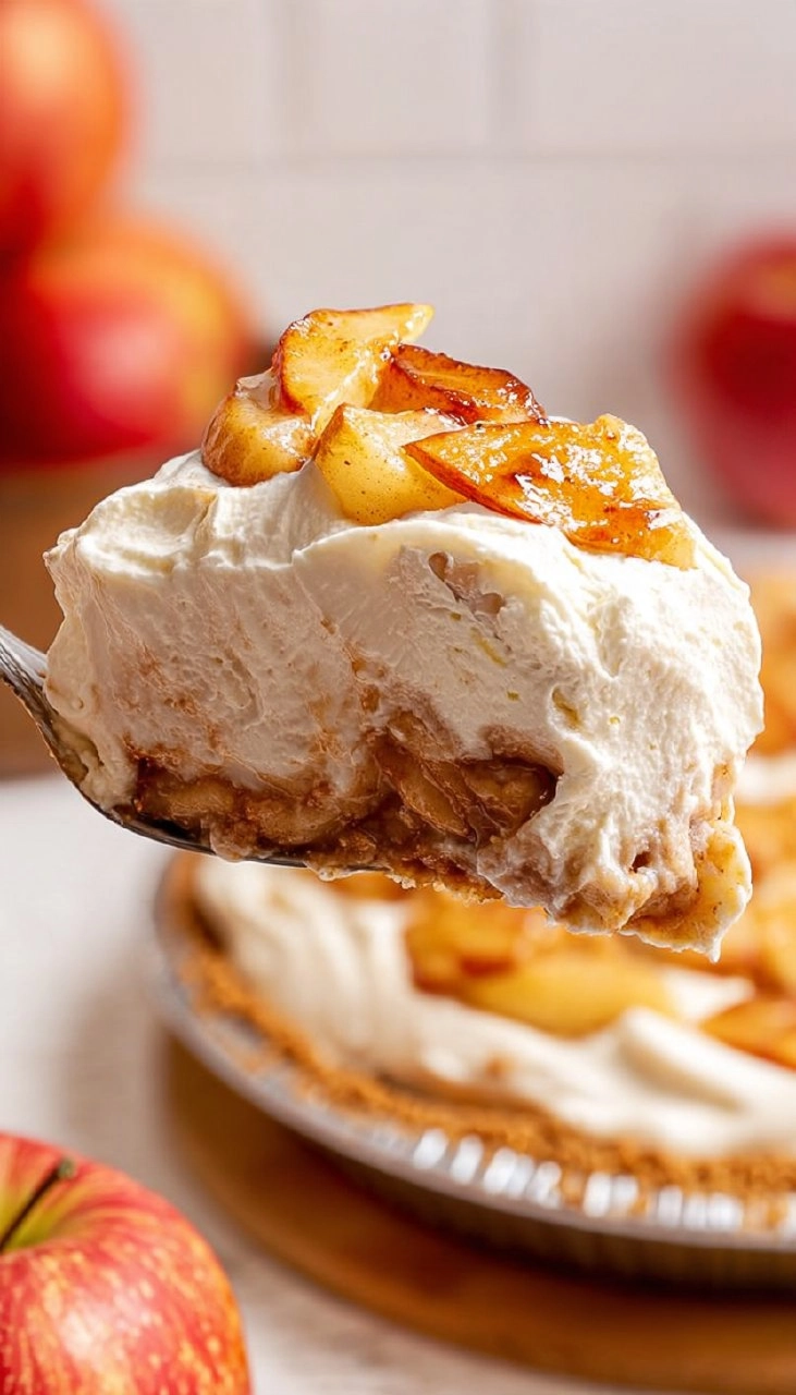 Creamy No Bake Apple Cheesecake Pie 75 Creamy No Bake Apple Cheesecake Pie
