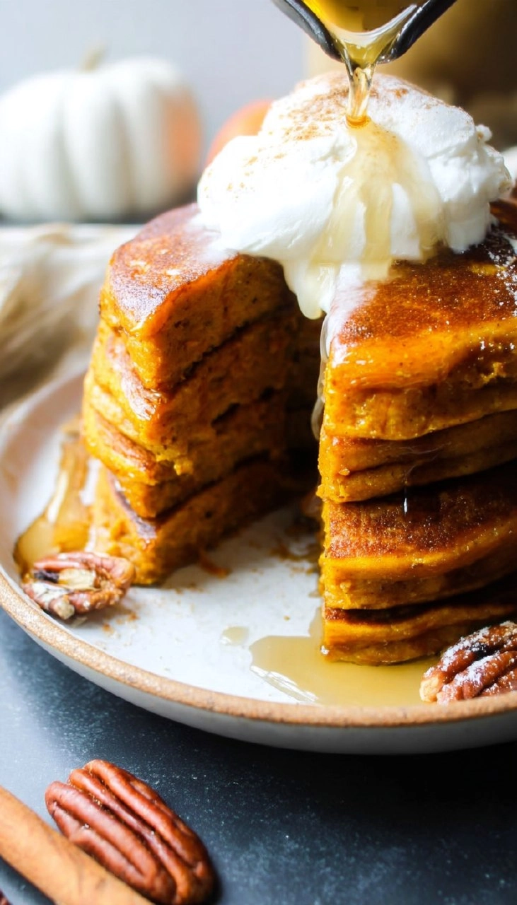 Fluffy Pumpkin Pancakes