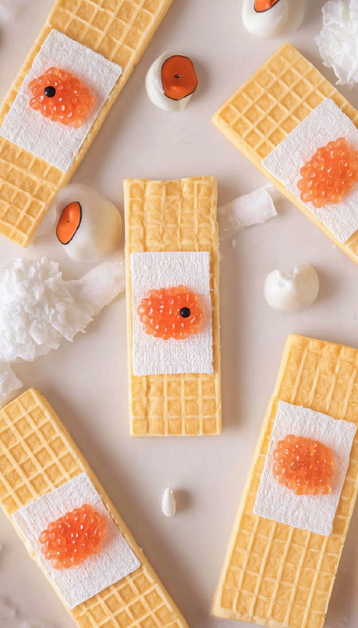 Halloween Bandaid Cookies 45 Halloween Bandaid Cookies