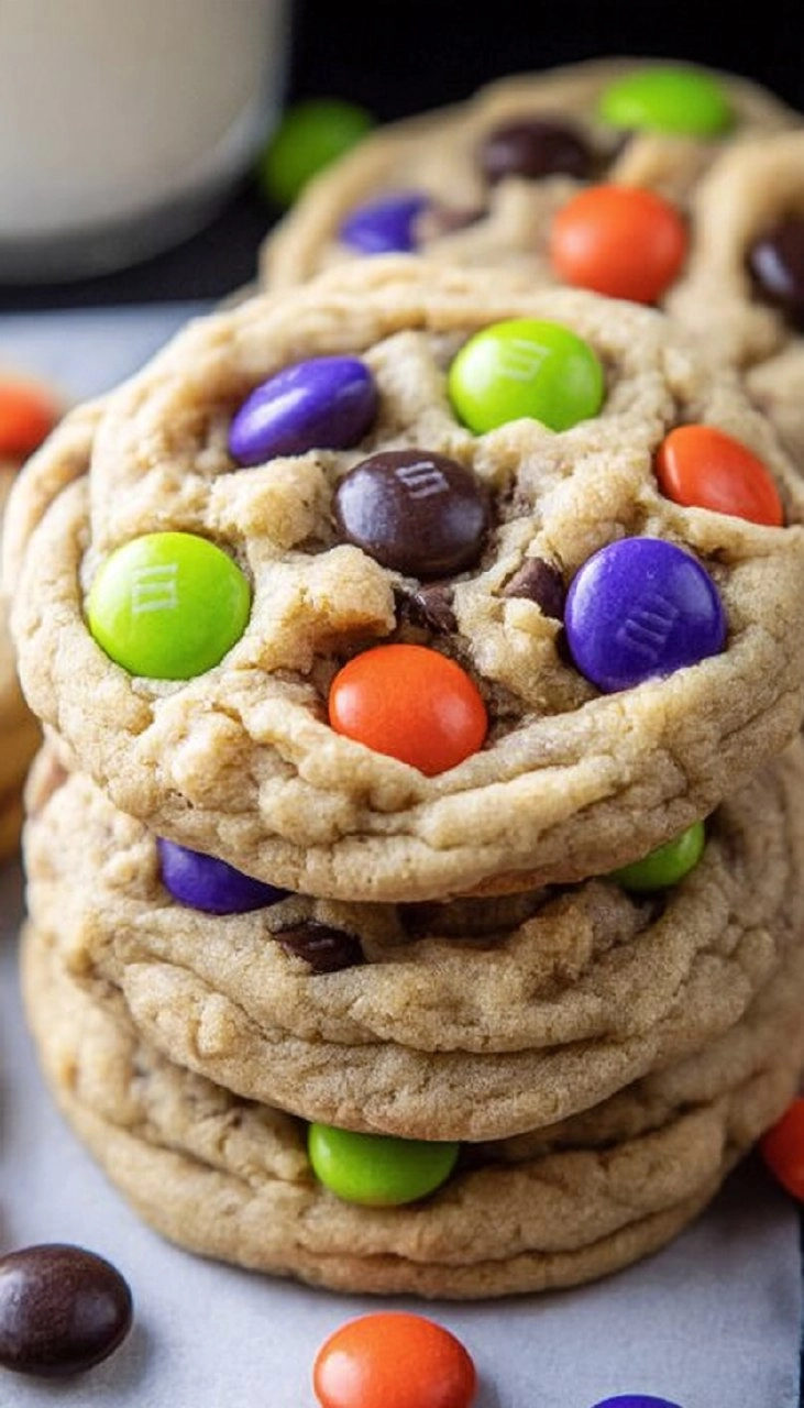 Halloween M&M Cookies 100 Halloween M&M Cookies