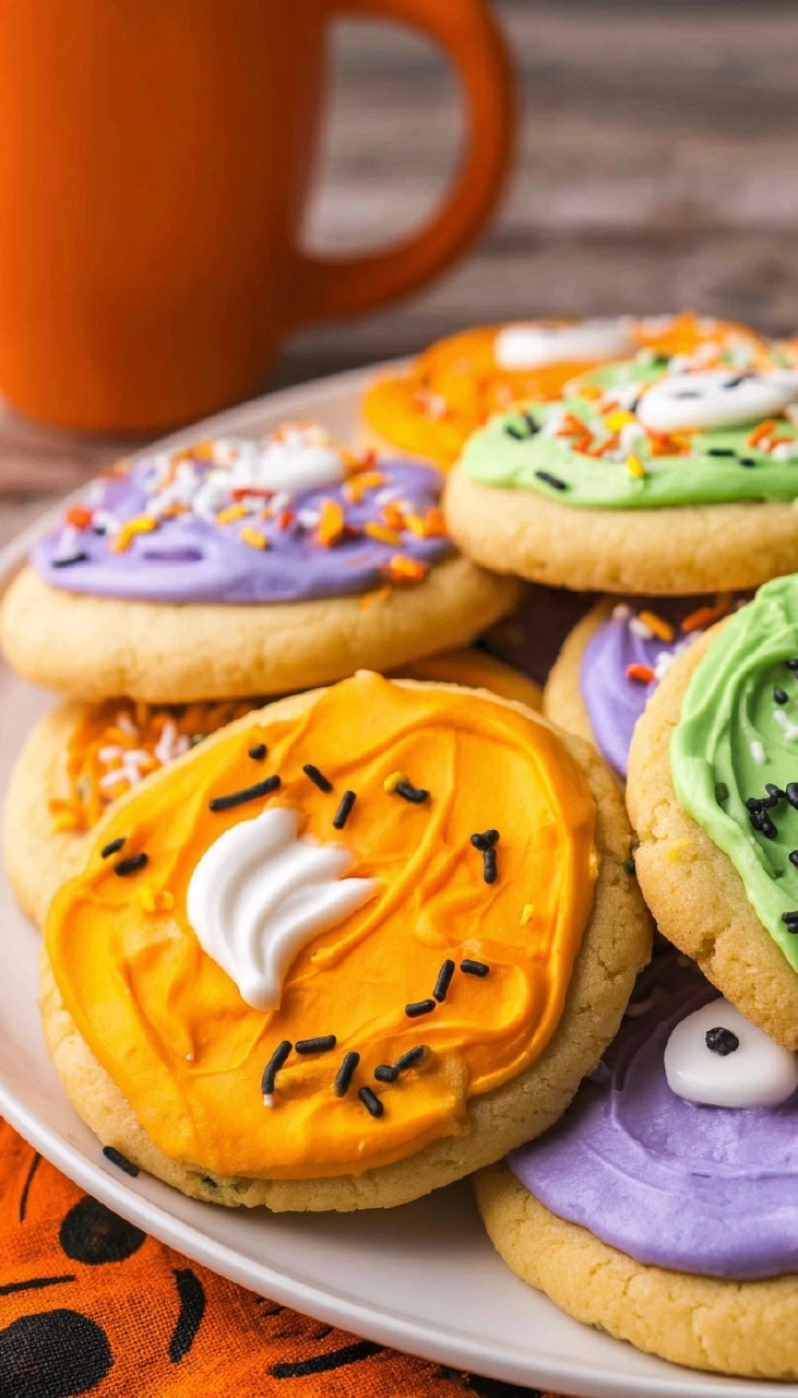 Halloween Sugar Cookies (Lofthouse Style!) 160 Halloween Sugar Cookies (Lofthouse Style!)