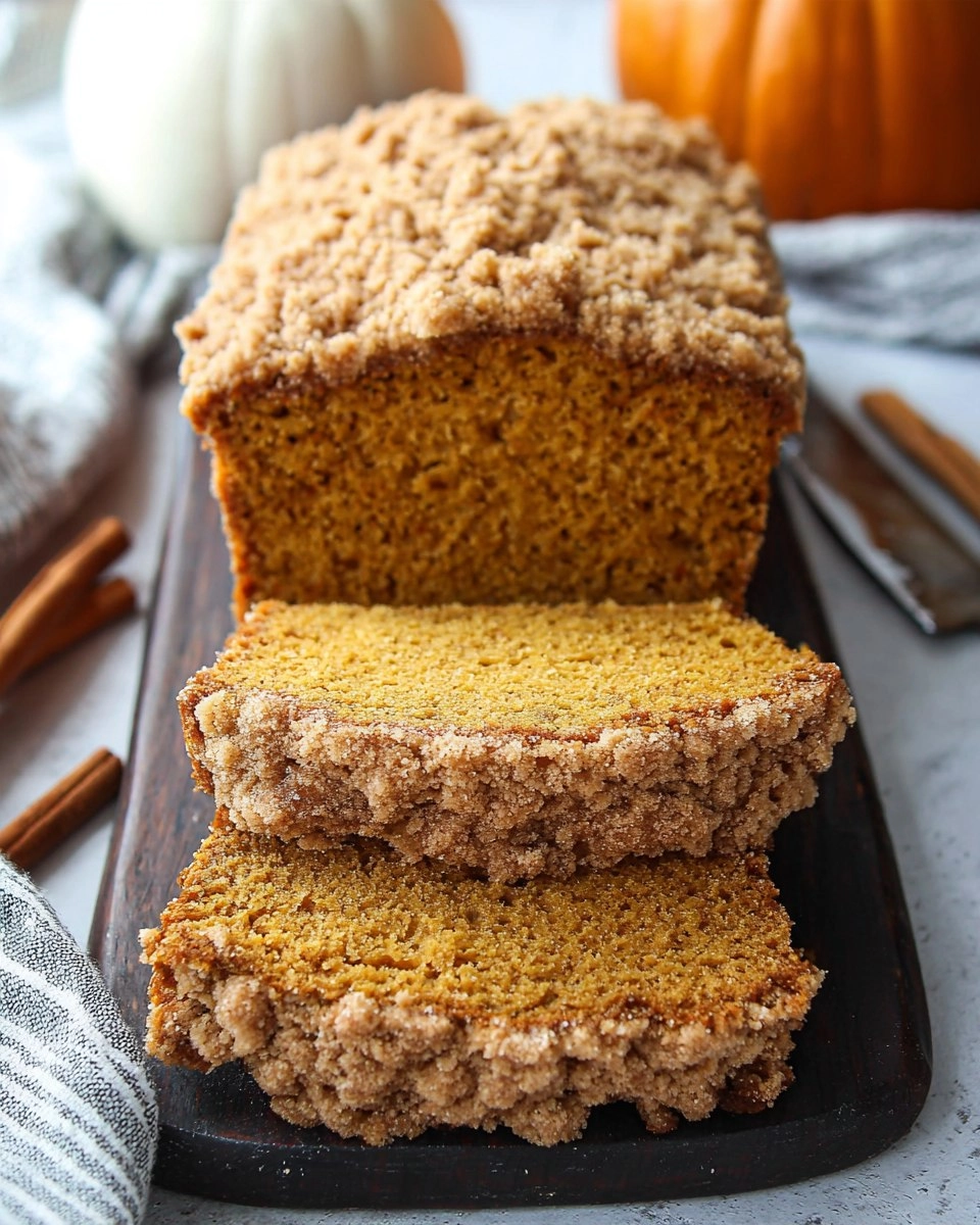 Pumpkin Bread with Crumb Topping 144 Pumpkin Bread with Crumb Topping
