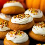 Pumpkin Cookies with Cream Cheese Frosting 121 Pumpkin-Cookies-with-Cream-Cheese-Frosting-Recipe