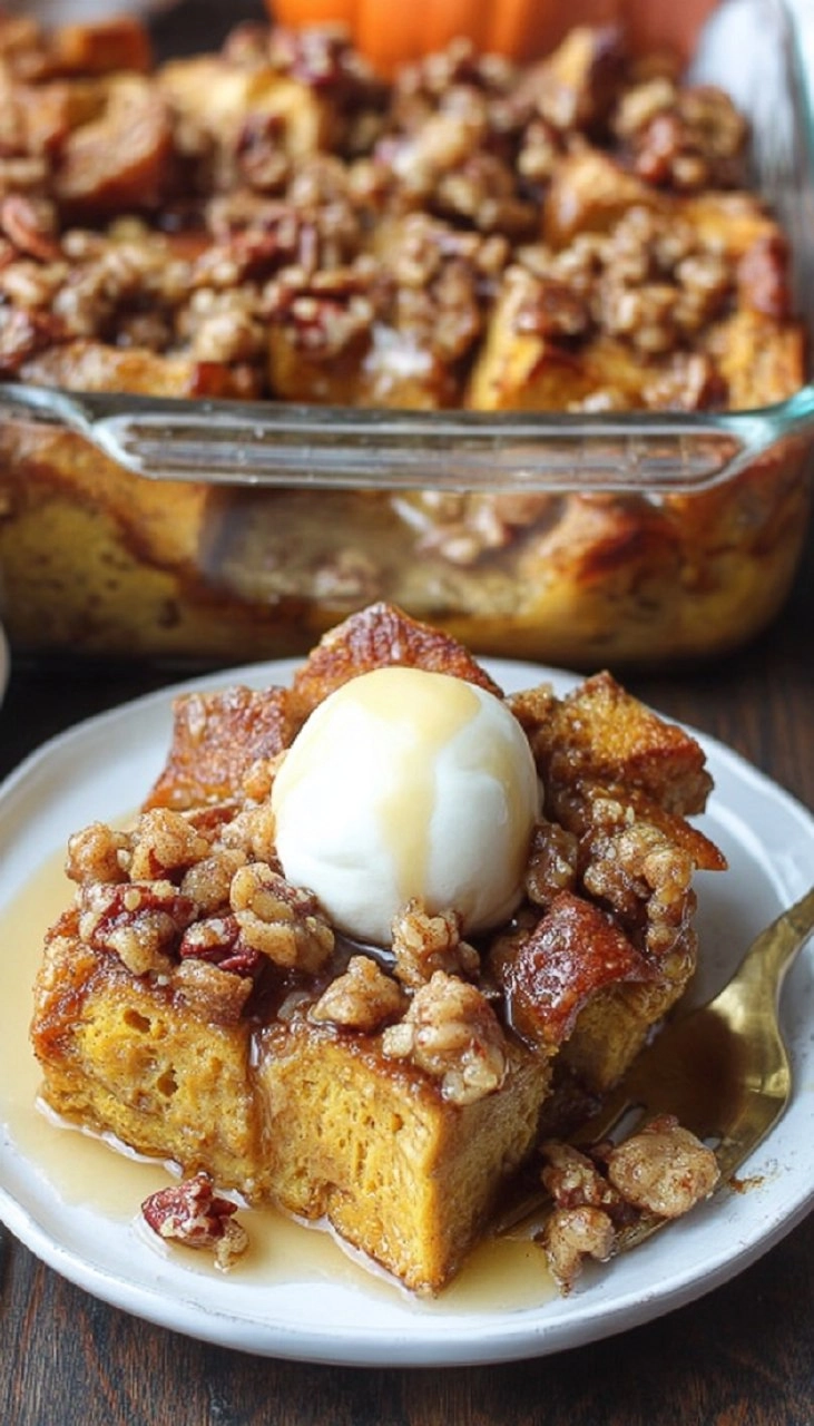 Pumpkin French Toast Casserole 115 Pumpkin French Toast Casserole