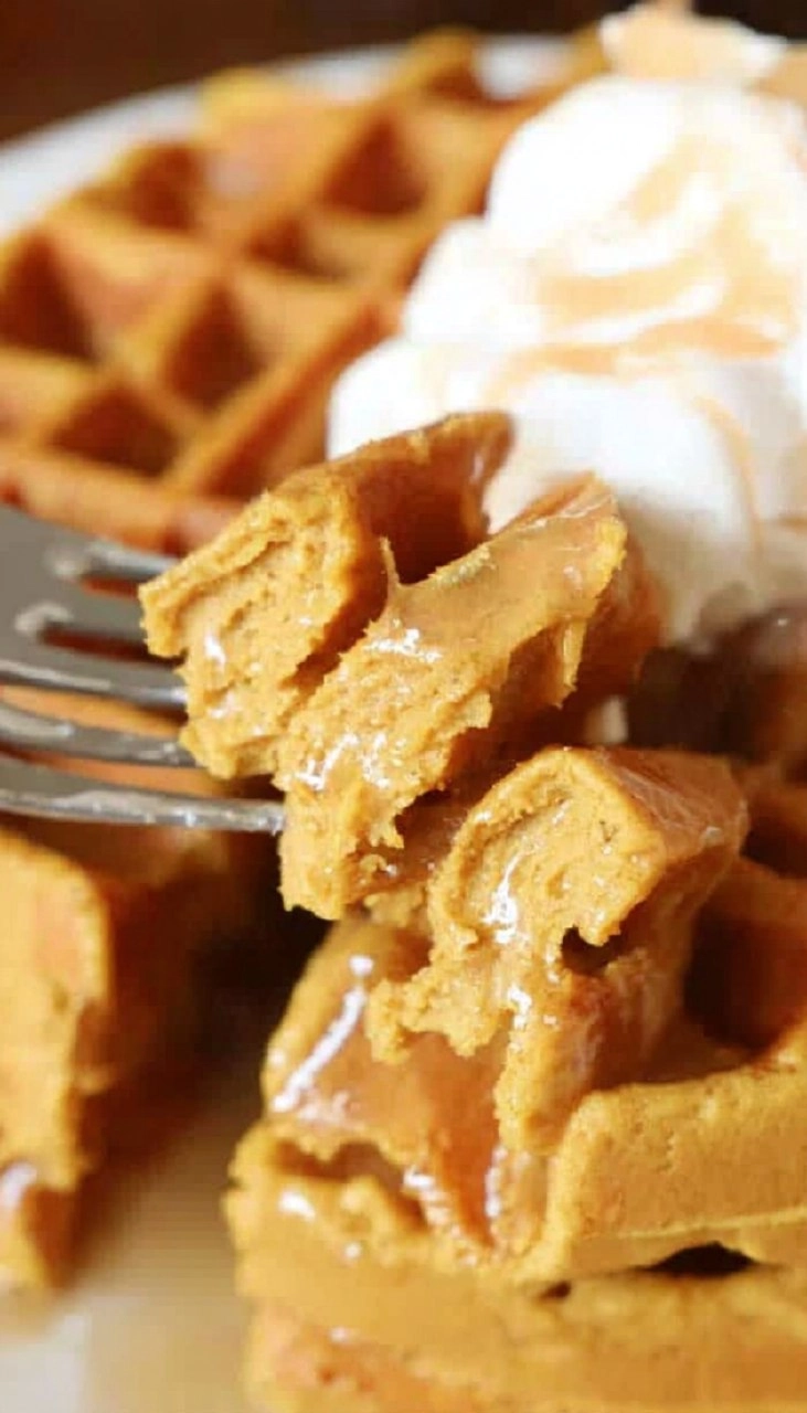 Pumpkin Waffles 110 Pumpkin Waffles