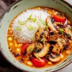 Tomato-Miso-Soup-with-Garlic-Sesame-Mushrooms-Recipe