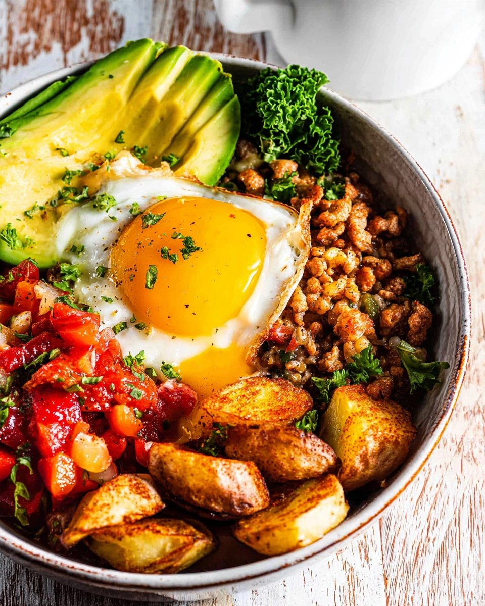 Savory Breakfast Bowl (High Protein, Easy & Paleo) 9 Savory-Breakfast-Bowl-High-Protein-Easy-Paleo-Recipe