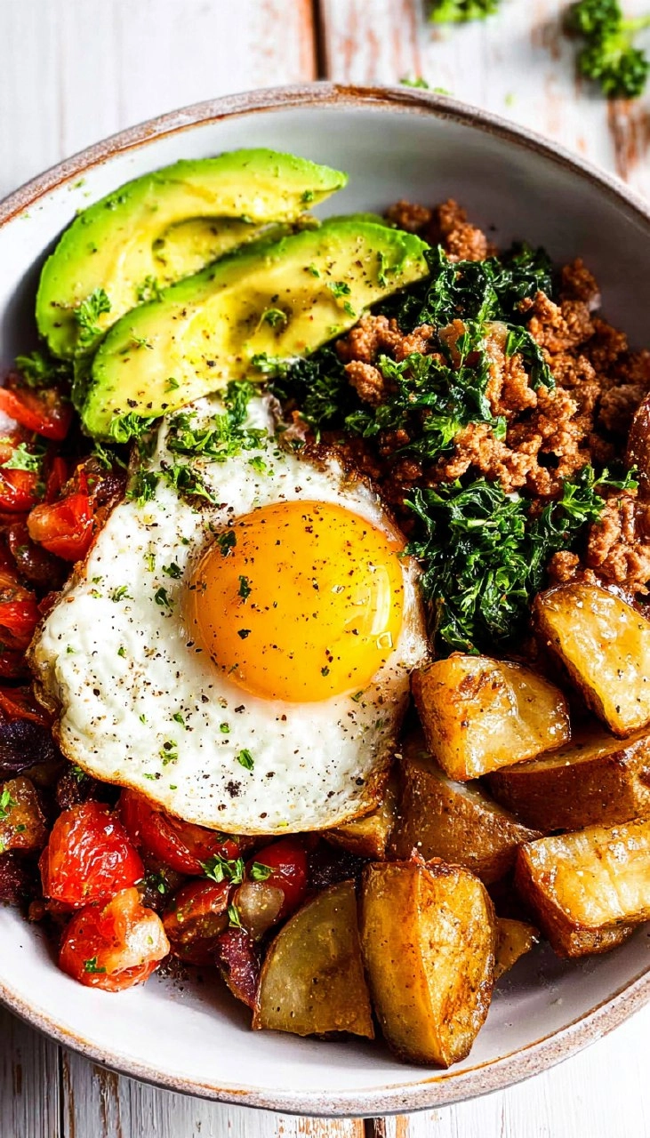 Savory Breakfast Bowl (High Protein, Easy & Paleo)